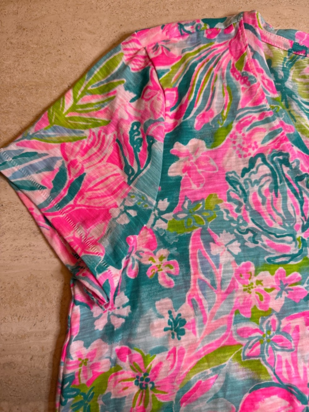 Lilly Pulitzer Etta V- Neck Top - Picture 4 of 5